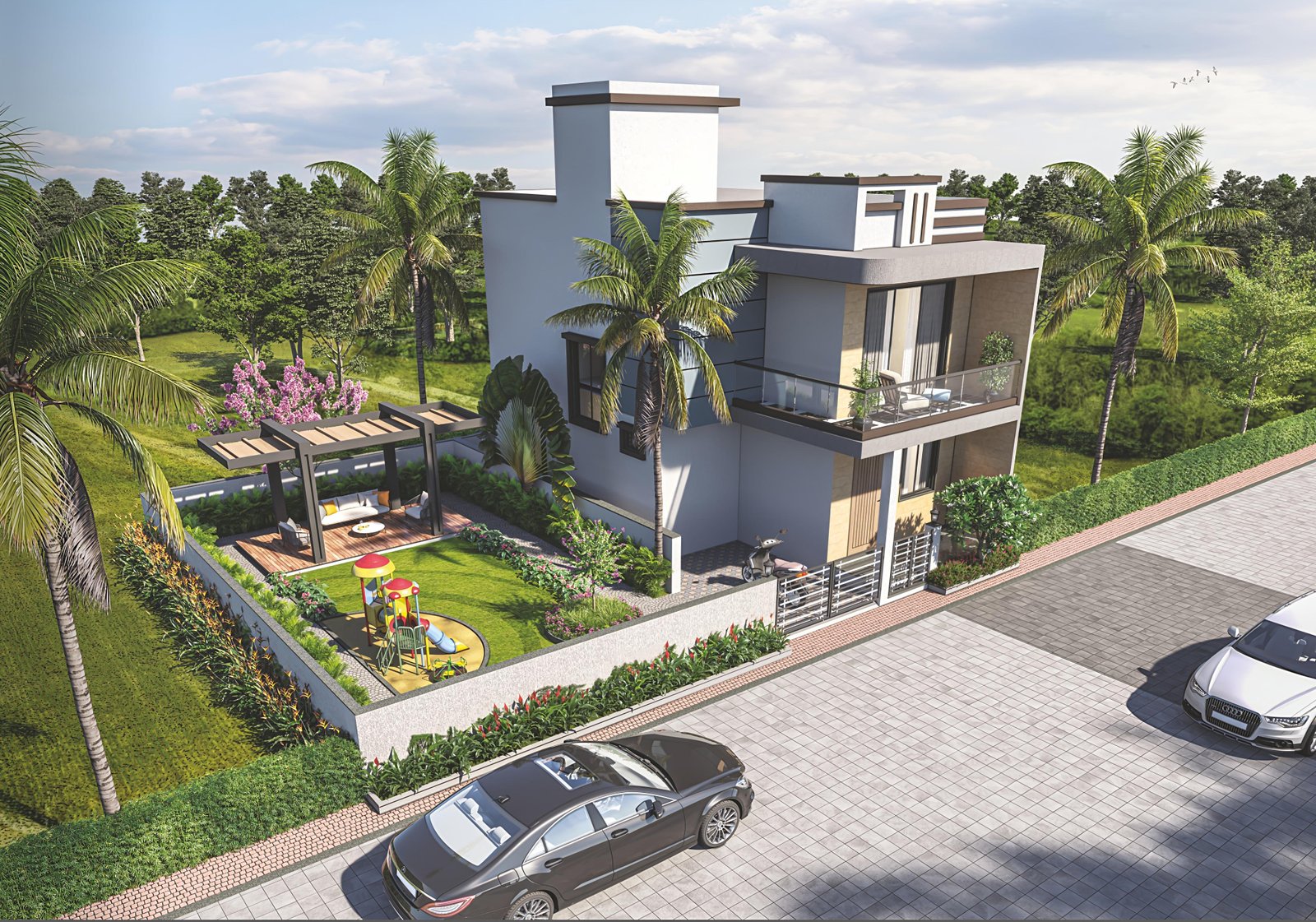 Modern family house in Los Angeles